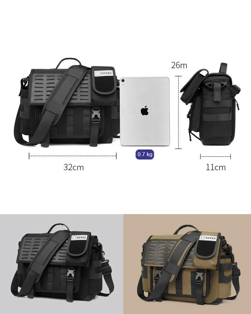 Techwear Waterproof Oxford Sling Messenger Bag