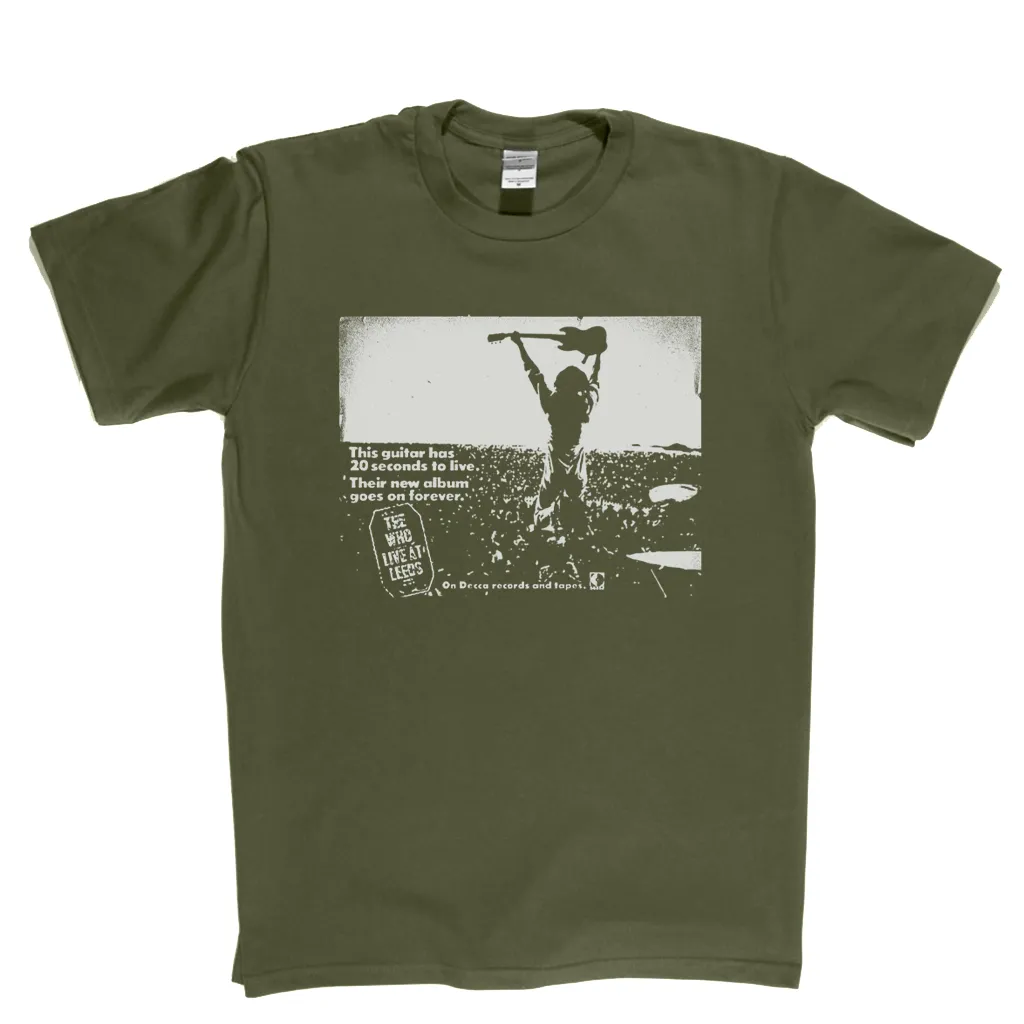 The Who Live At Leeds Ad T-Shirt