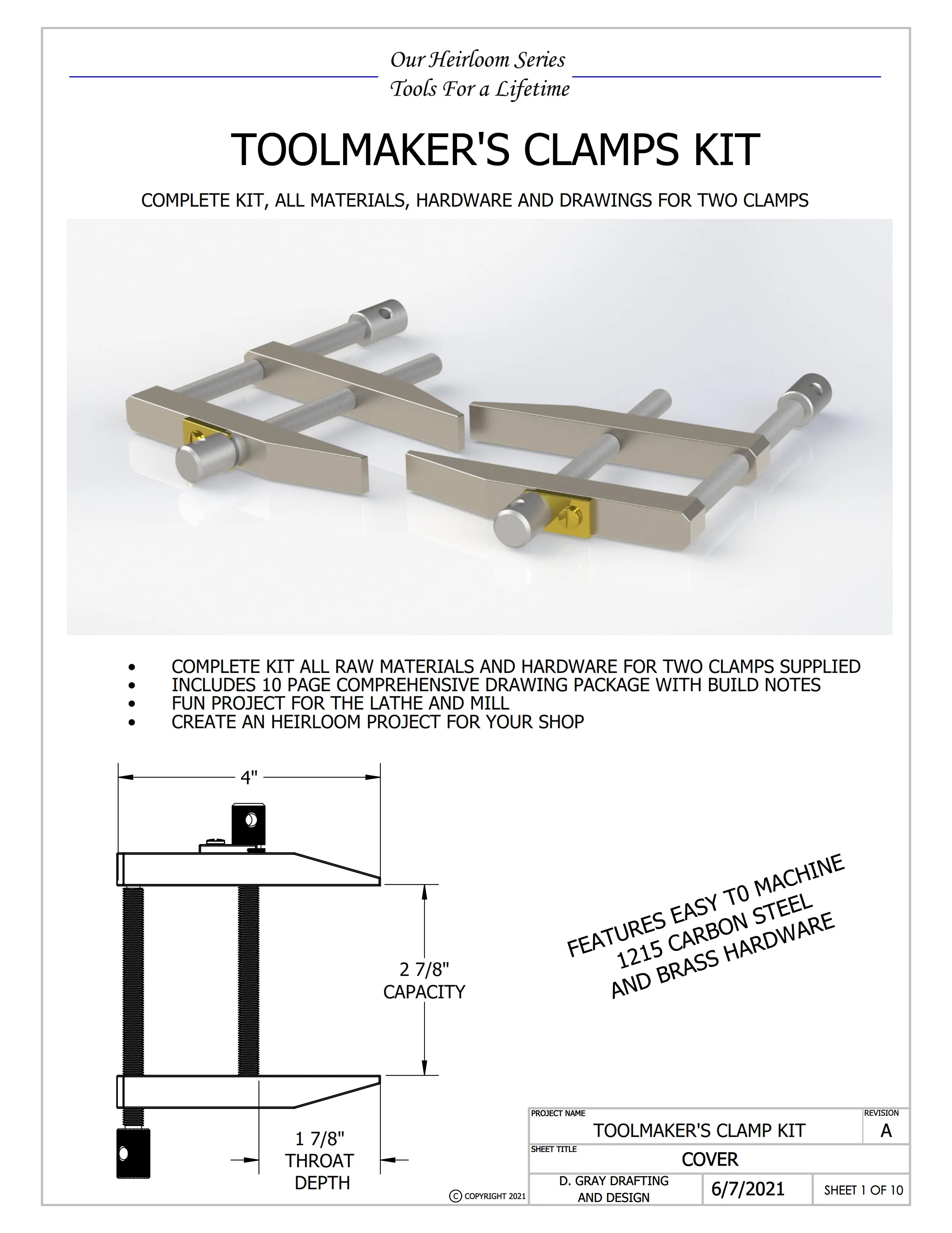 Toolmaker's Clamp Kit