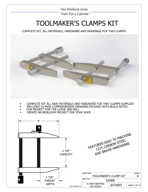 Toolmaker's Clamp Kit