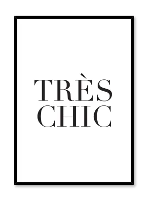 Très Chic, Poster