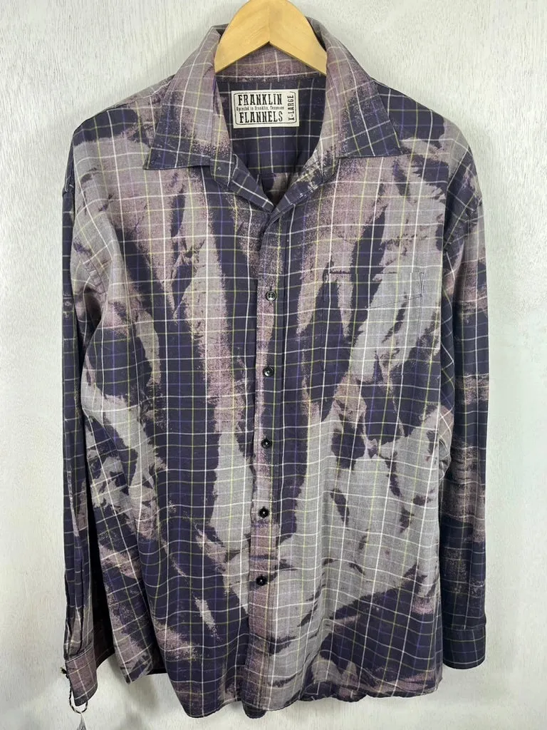 Vintage Purple and Lavender Lightweight Cotton Size XL