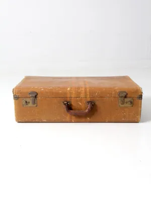 vintage striped suitcase luggage