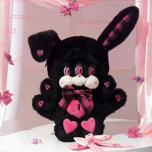 Wacky Eyed Bunny and Cat Plushie Bag