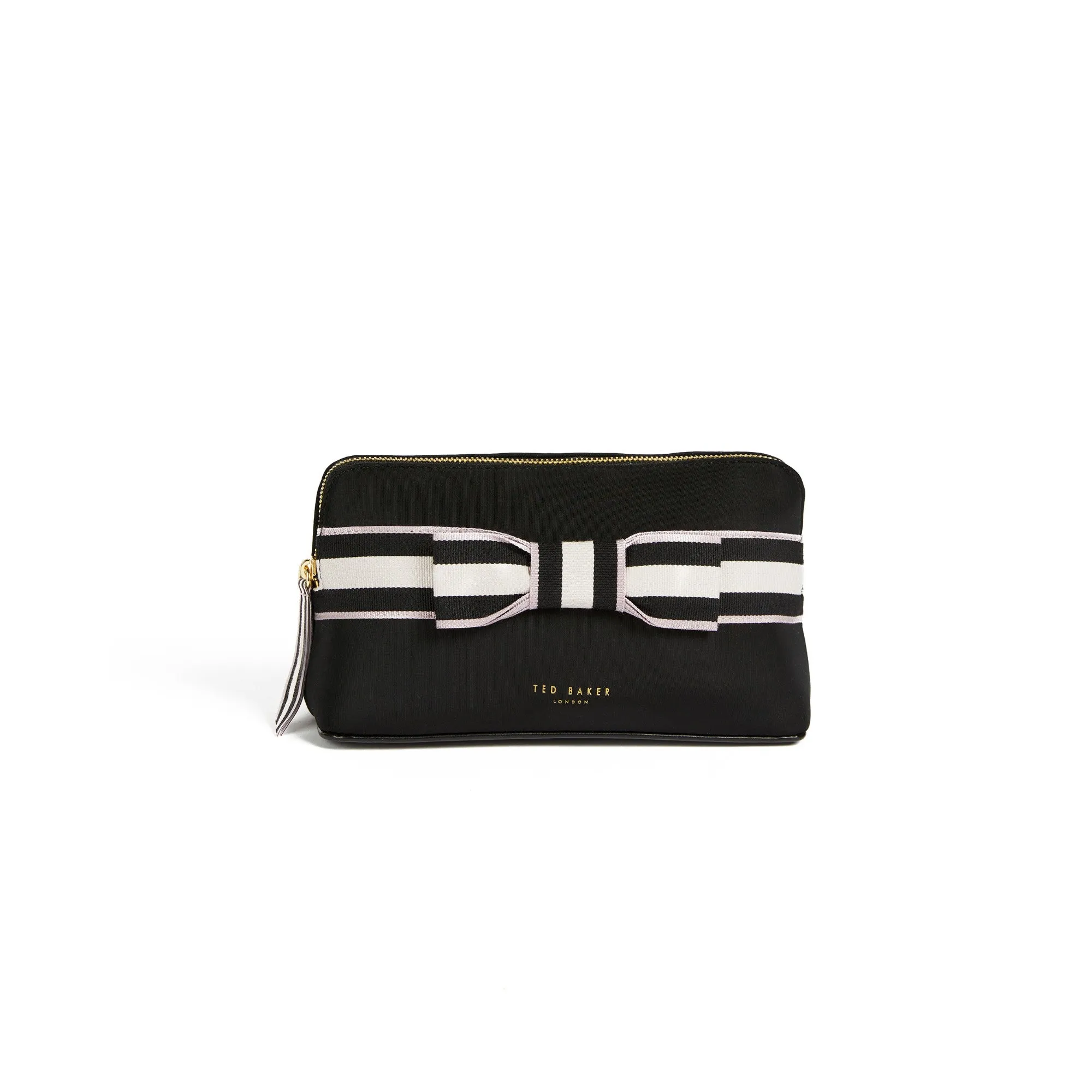 Women Kadera-Branded Webbing Neoprene Makeup Bag - Navy