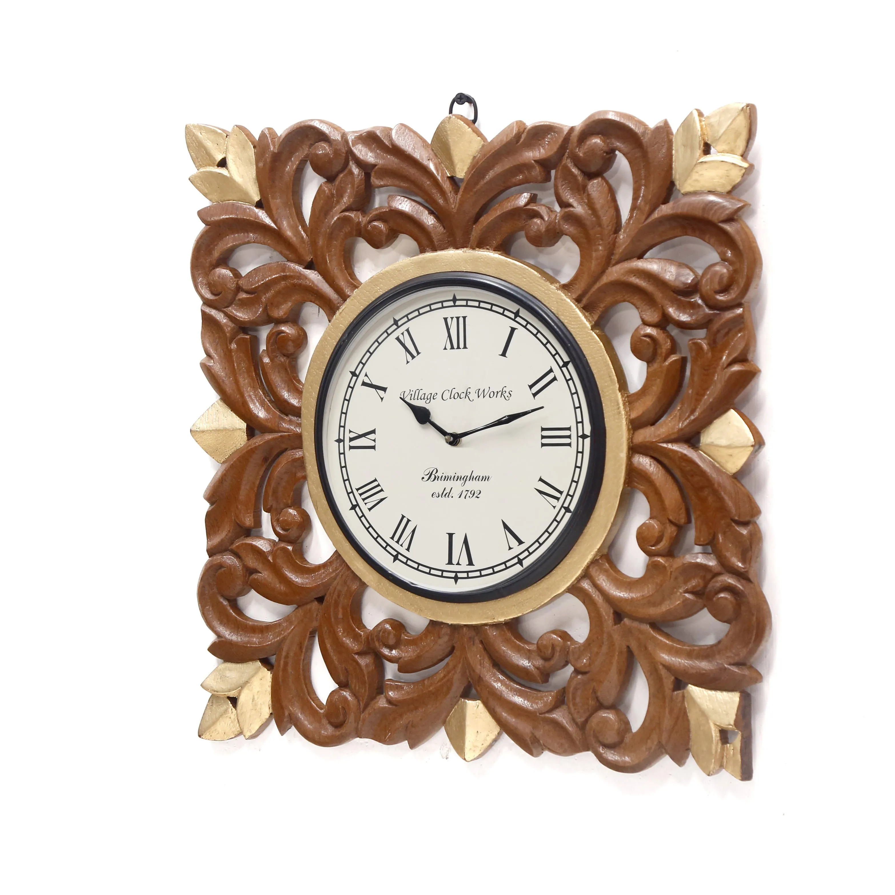Wooden Diamond clock