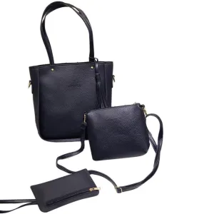 Xiniu 3PCS women bag summer Tassels leather woman bag cross body messenger Shoulder Bag #6M