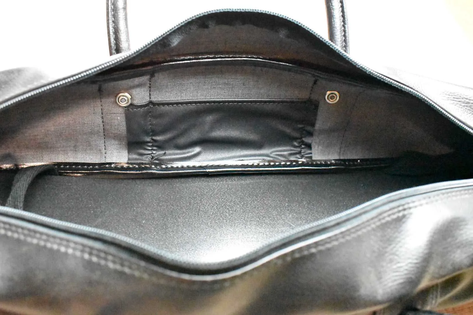 YuiSenri Synthetic Leather Knife Culinary Bag (Small/Black)