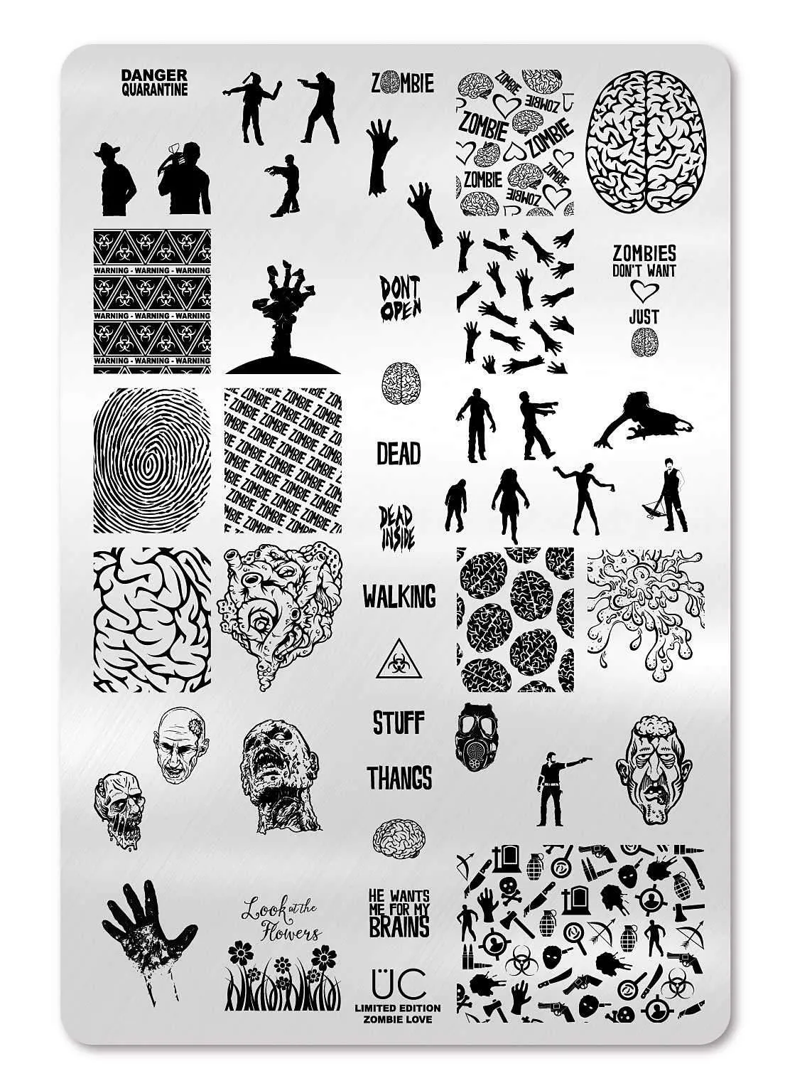 Zombie Love 1 - Special Edition Uber Chic Stamping Plate